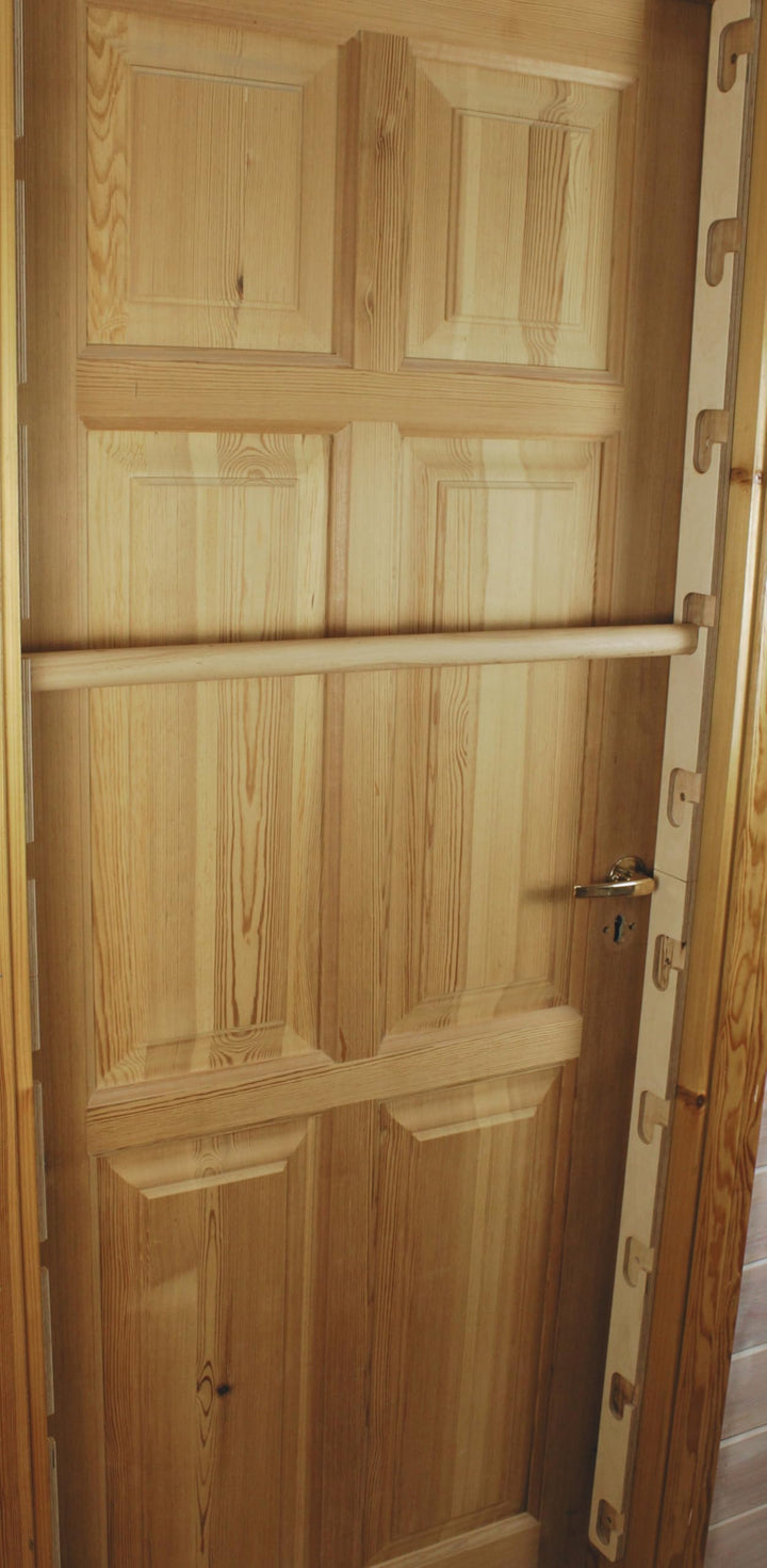BearOnBar – Komplettes Set aus robusten Trainingsgeräten aus Holz: stabile Dip-Stange und Klimmzugst