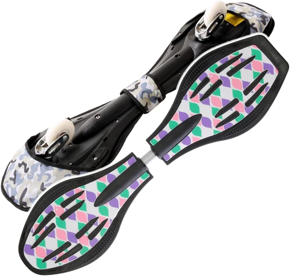 FunTomia Waveboard Original ABEC9 Kugellager inkl. Tasche - Bis 120kg - (Verschiedene Farbdesigns) L