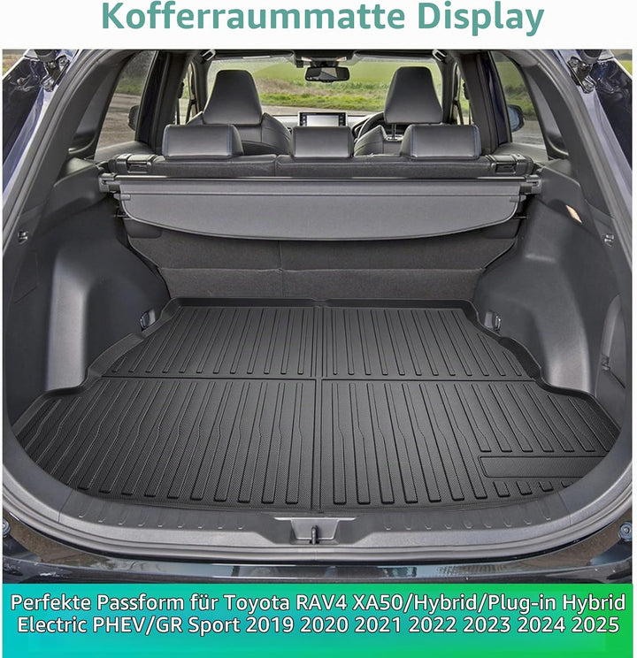 GAFAT 2019-2023 2024 Toyotα RAV4 XA50 / Hybrid Kofferraummatte, RAV4 Kofferraumwanne RAV4 2023 Matte