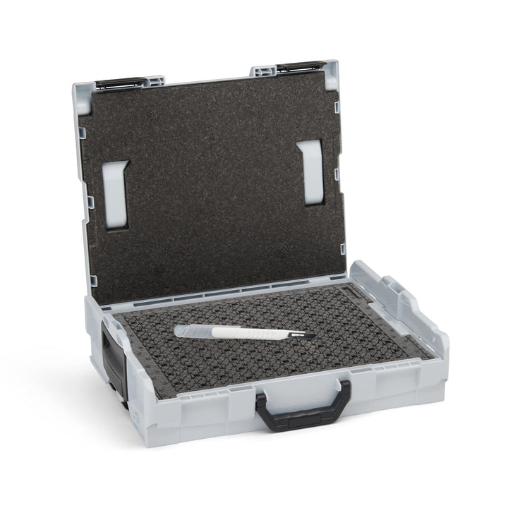 Bosch Sortimo L-Boxx 102 Werkzeugkoffer-Set Grau | bestückt mit L BOXX 102 Einlage Ordnungssystem Sc
