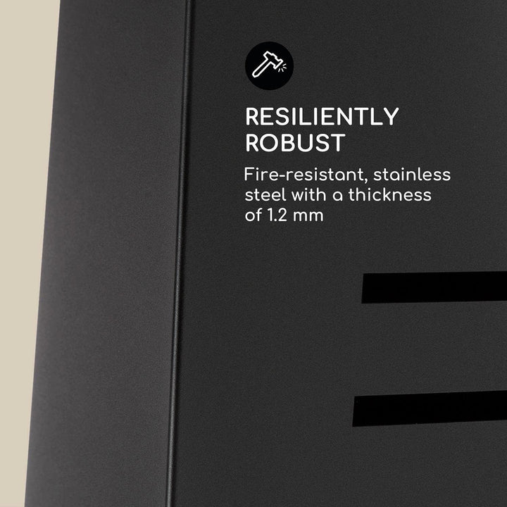 Blumfeldt Monument - Gartenofen, Gartenkamin, Terrassenofen, Aztekenofen, Stahl, praktischer Staurau