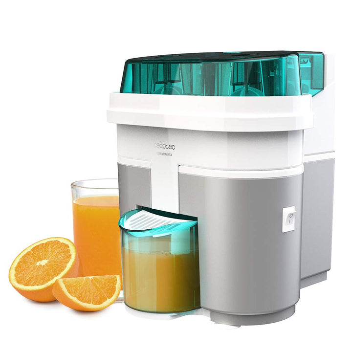 Cecotec Cecojuicer Zitrus Turboentsafter. Schneiden und Entsaften, 2 Köpfe, 500 ml Tank, BPA-frei, E