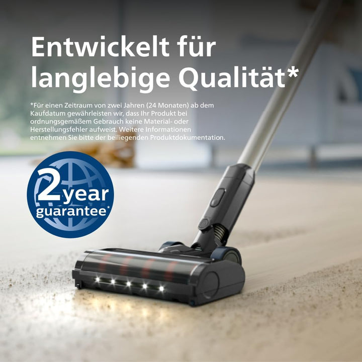 Philips Kabelloser Akku-Staubsauger 3000-Serie, Integrierter Handstaubsauger, Digitalmotor, Präzisio