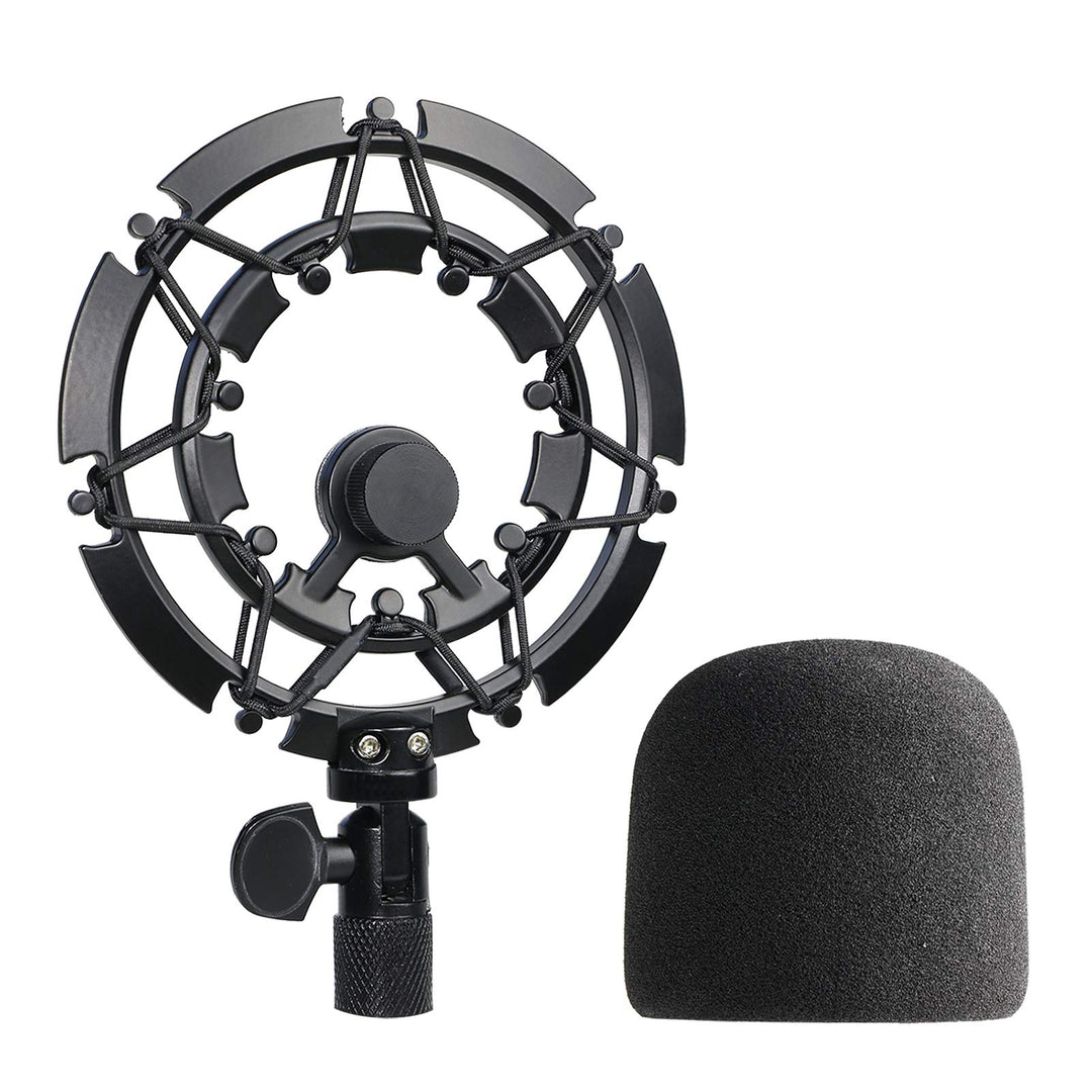 YOUSHARES Blue Yeti und Yeti Pro Mikrofon Spinne mit Popschutz, Legierung Mikrofonspinne Reduziert V
