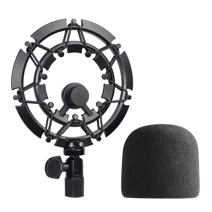 YOUSHARES Blue Yeti und Yeti Pro Mikrofon Spinne mit Popschutz, Legierung Mikrofonspinne Reduziert V