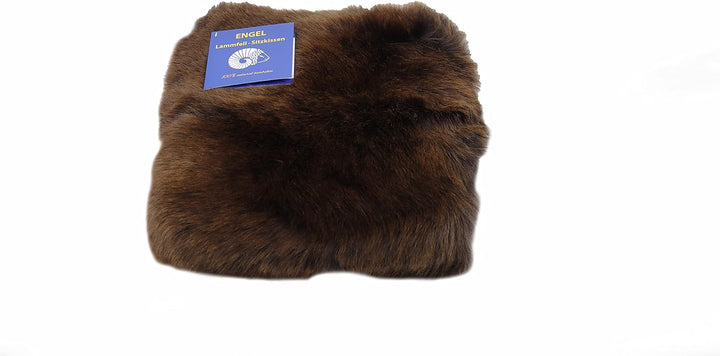 Reissner Lammfelle Sitzauflage DIANA-40-MOC aus Schaffell hochwollig quadratisch 40x40cm Mocca