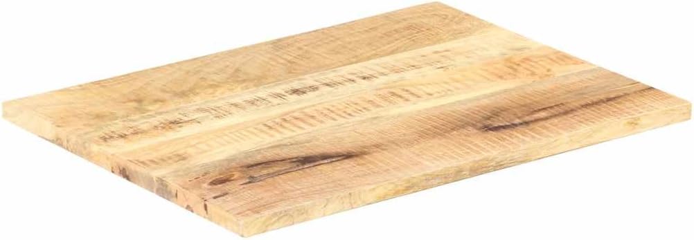 vidaXL Mangoholz Massiv Tischplatte Massivholzplatte Holzplatte Ersatztischplatte Holz Platte für Es