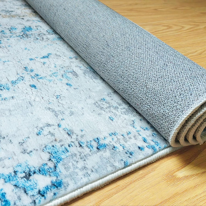 JURLEA Flurläufer Rutschfester Teppichläufer für Flure Küche & Wohnzimmer waschbar leicht Langer Läu