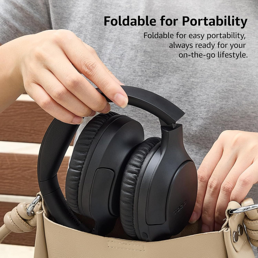 TOZO HA1 Over Ear Kopfhörer, Kopfhörer Kabellos Bluetooth 5.4, ENC Noise Cancelling Kopfhörer mit 70