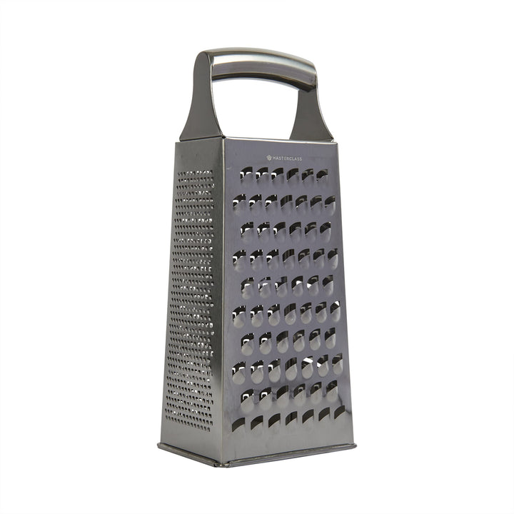 MasterClass Säuregeätzte Edelstahl-Reibe mit Griff, 24 cm (9,5"), Silber