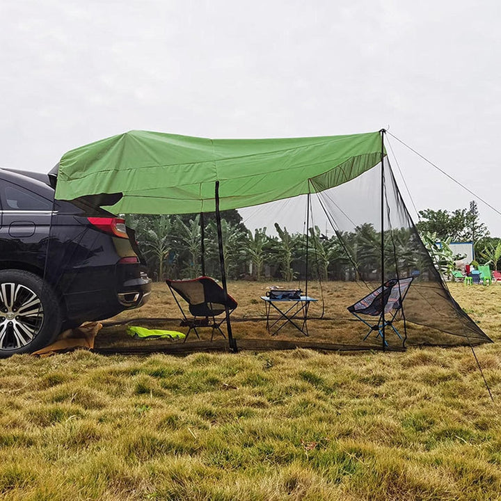 Zelt für Auto, Camping, SUV, Heckzelt, tragbar, Seitenzelt für Auto, Camping, Outdoor, Regenabdeckun