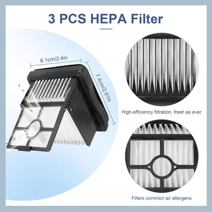 Bürstenrolle Filter Ersatzteile für Eureka RapidWash New630 / New630 Gen2 Nass Trockensauger Kabello
