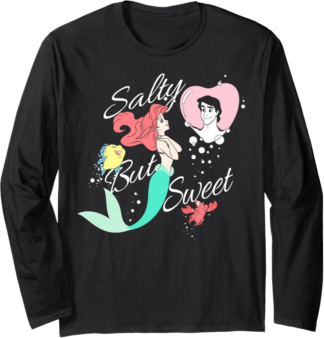 Disney Little Mermaid Ariel Salty But Sweet Langarmshirt