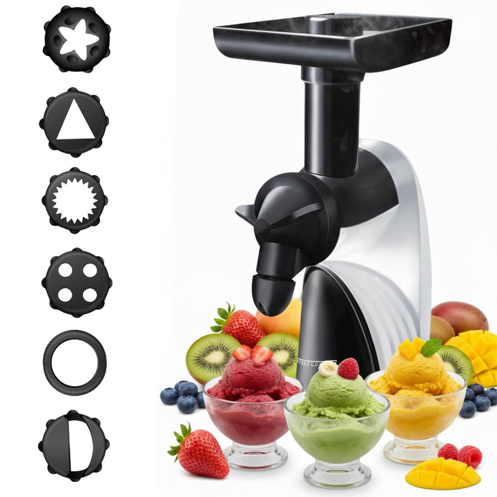 Eisdessertmaschine STARLYF Perfect Ice Cream, Eismaschine mit Frucht, Sehr Einfach zu Verwenden, 100