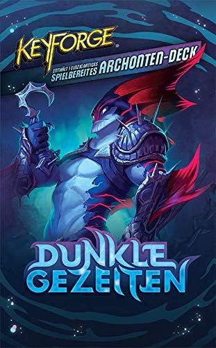 Asmodee Keyforge: Dunkle Gezeiten - Einzeldeck, Erweiterung, Kartenspiel, Deckbau, Deutsch, Keyforge