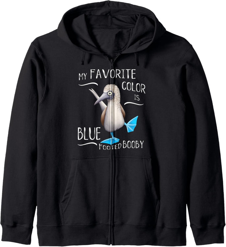Lieblingsfarbe Blau-Fuss-Tölpel Komischer Vogel Kapuzenjacke