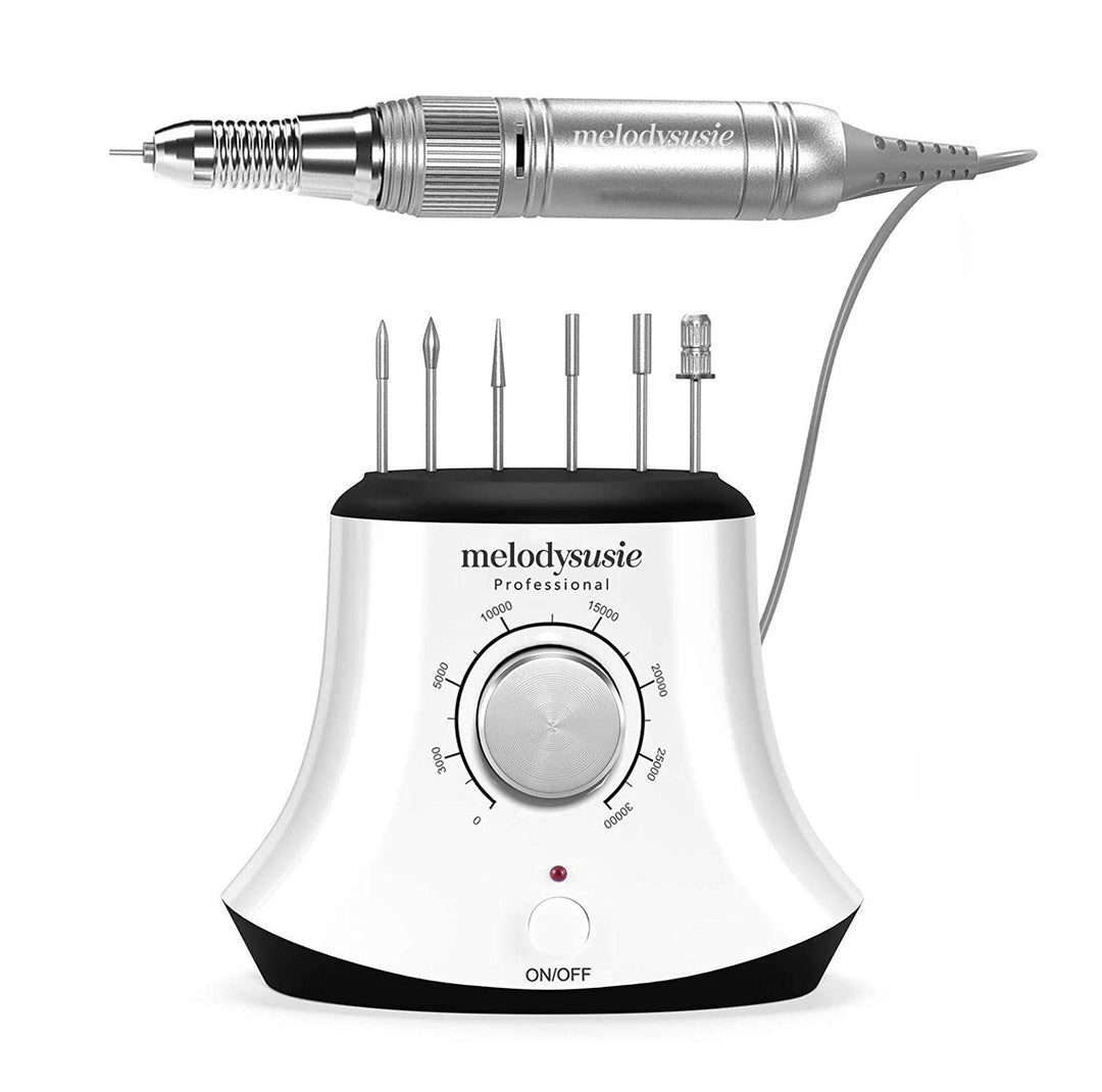 MelodySusie Nagelfräser 30000 U/min Professionelle Elektrische Nagelfeile Maniküre Pediküre Set Geln