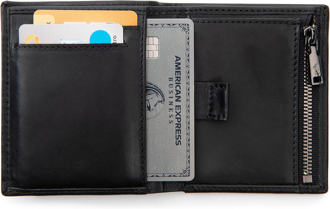 Berliner Bags Premium Geldbörse Rome, Portmonee aus Leder, Geldbeutel mit TÜV-geprüftem RFID-Schutz