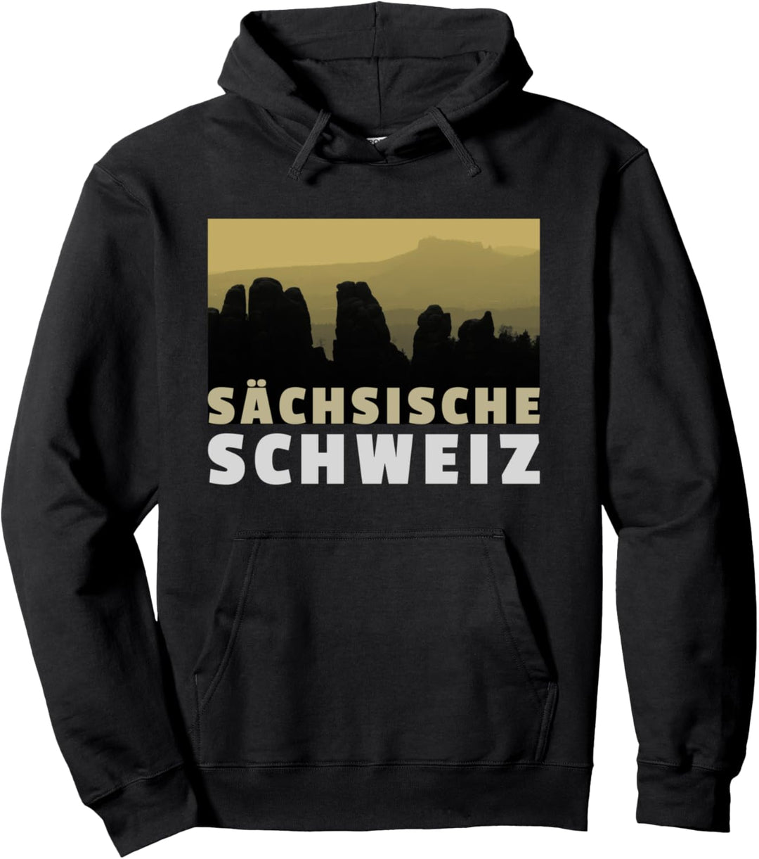 Sächsische Schweiz Wanderparadies Pullover Hoodie