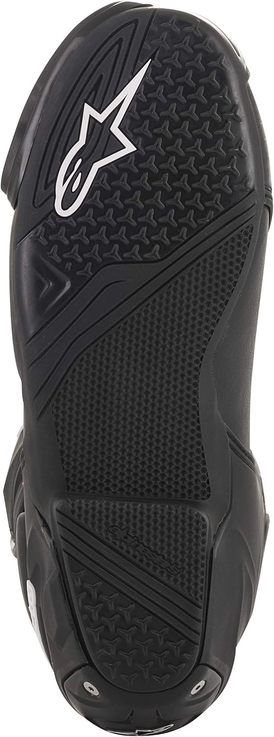Alpinestars Herren Smx Plus V2 Boots Black/White/Fluo RedMotorcycle Clothing 44 EU Black White Fluo