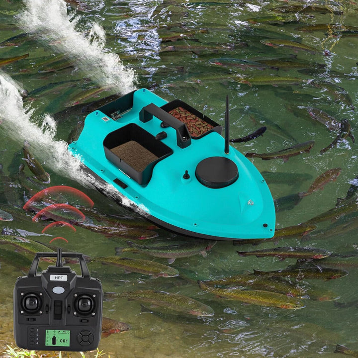600M GPS Futterboot Karpfen Angel GPS köderboot mit LCD Fischfinder,Mit GPS mit Lichtleiste 5200 mAh
