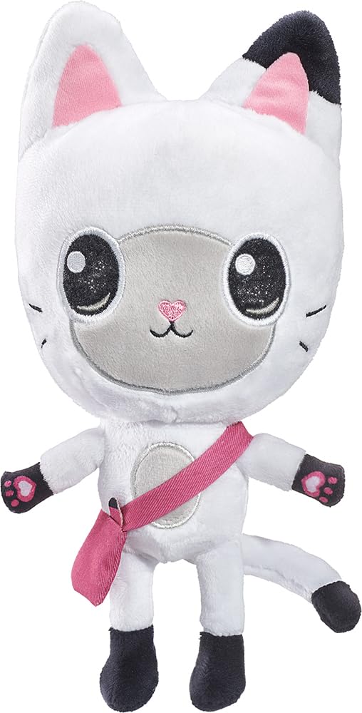Schmidt Spiele Gabby Katze 42785 Gabby's Dollhouse, Panda Pfötchen, Plüschfigur, 28 cm, normal, Schw