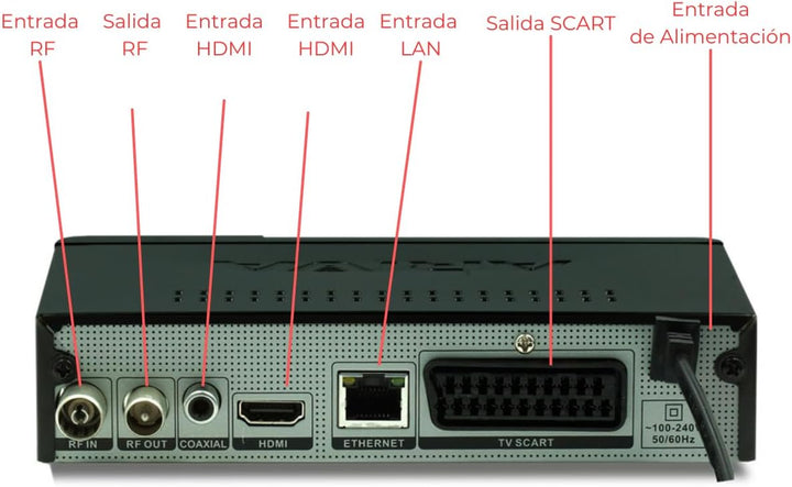 Ferguson Ariva T40 DVB-T2 HEVC H.265 10 Bit H.264 DVB-T HD Tuner Full HD HDMI SCART Ethernet LAN PVR