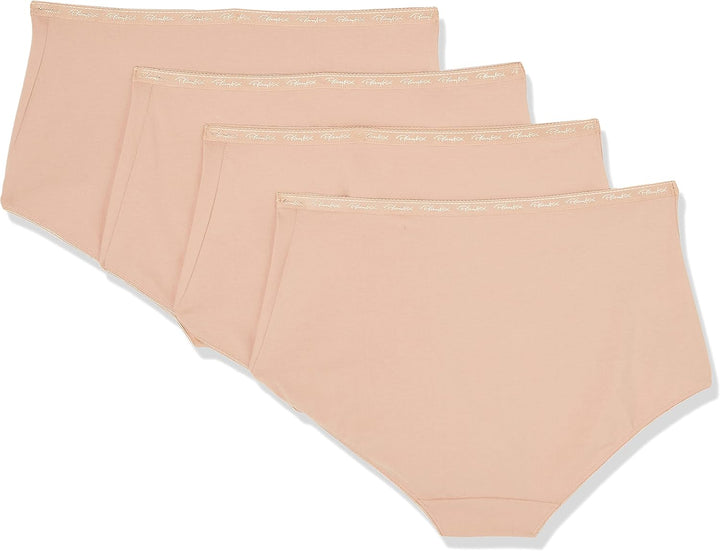 Playtex Slip für Damen, Maxi, Bio-Baumwolle, Ultra-Comfort x4 M Skin, M Skin