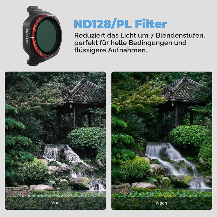 Freewell Mega 16er-Pack Filter-Set für DJI Mini 5 Pro mit UV, ND, ND/PL, LPR, Glow Mist, 10-Stop ND1