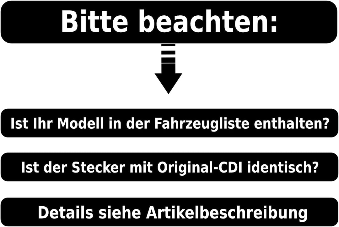 Offene Racing CDI UCE Zündbox kompatibel mit Peugeot Motoren (2-Takt) wie Speedfight, Jetforce