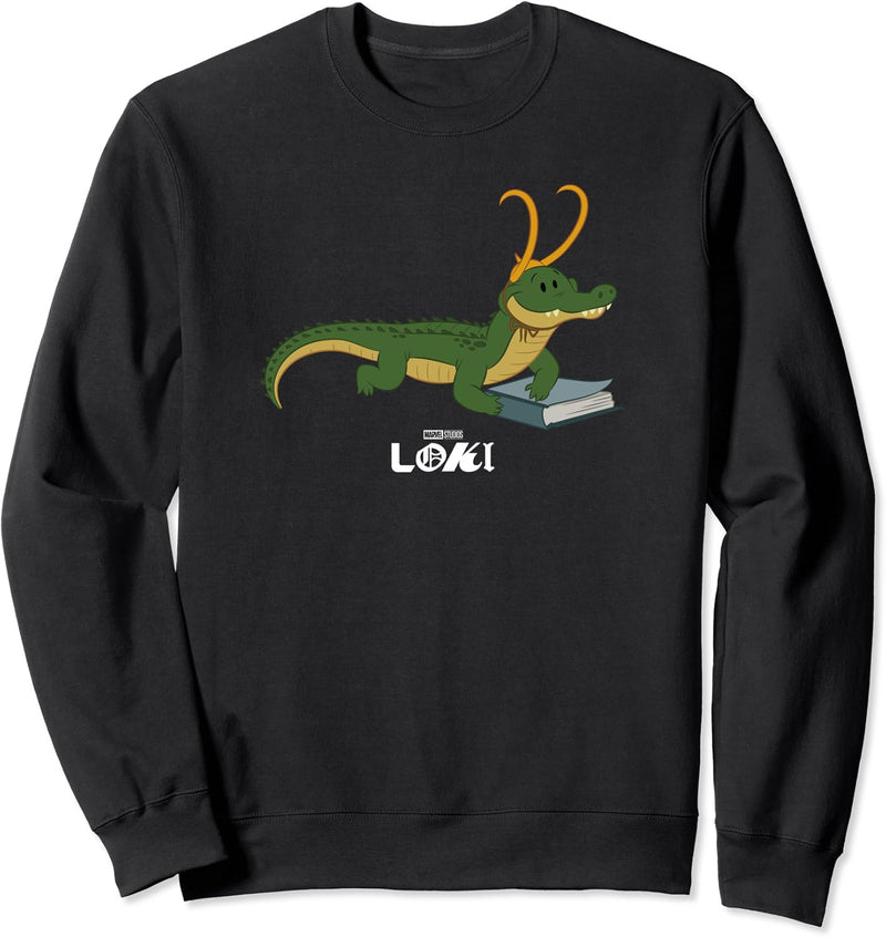 Marvel Loki Alligator Loki Variant Book Reader Sweatshirt