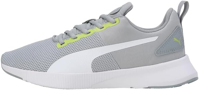 PUMA Unisex Kinder Flyer Runner Jr Sneaker 35.5 EU Cool Mid Gray Puma White, 35.5 EU Cool Mid Gray P