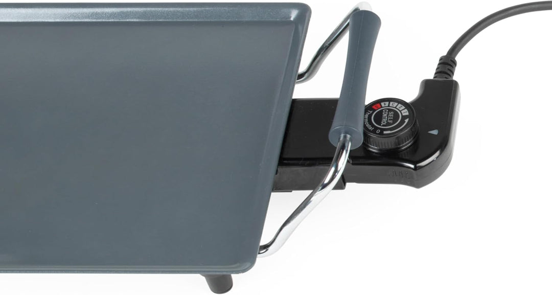 Petra Teppanyaki-Grill – Elektrische Plancha aus Keramik, 70 cm Antihaft-Grillplatte, PFAS-freie Ker