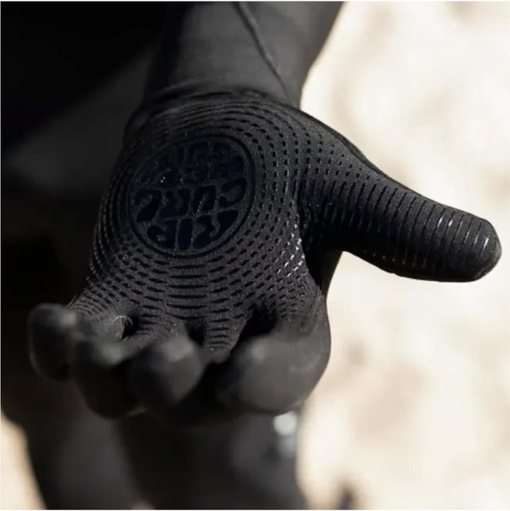 Rip Curl 2023 Flashbomb 3/2mm 5 Finger Glove WGL1CF -Black Glove Size - L