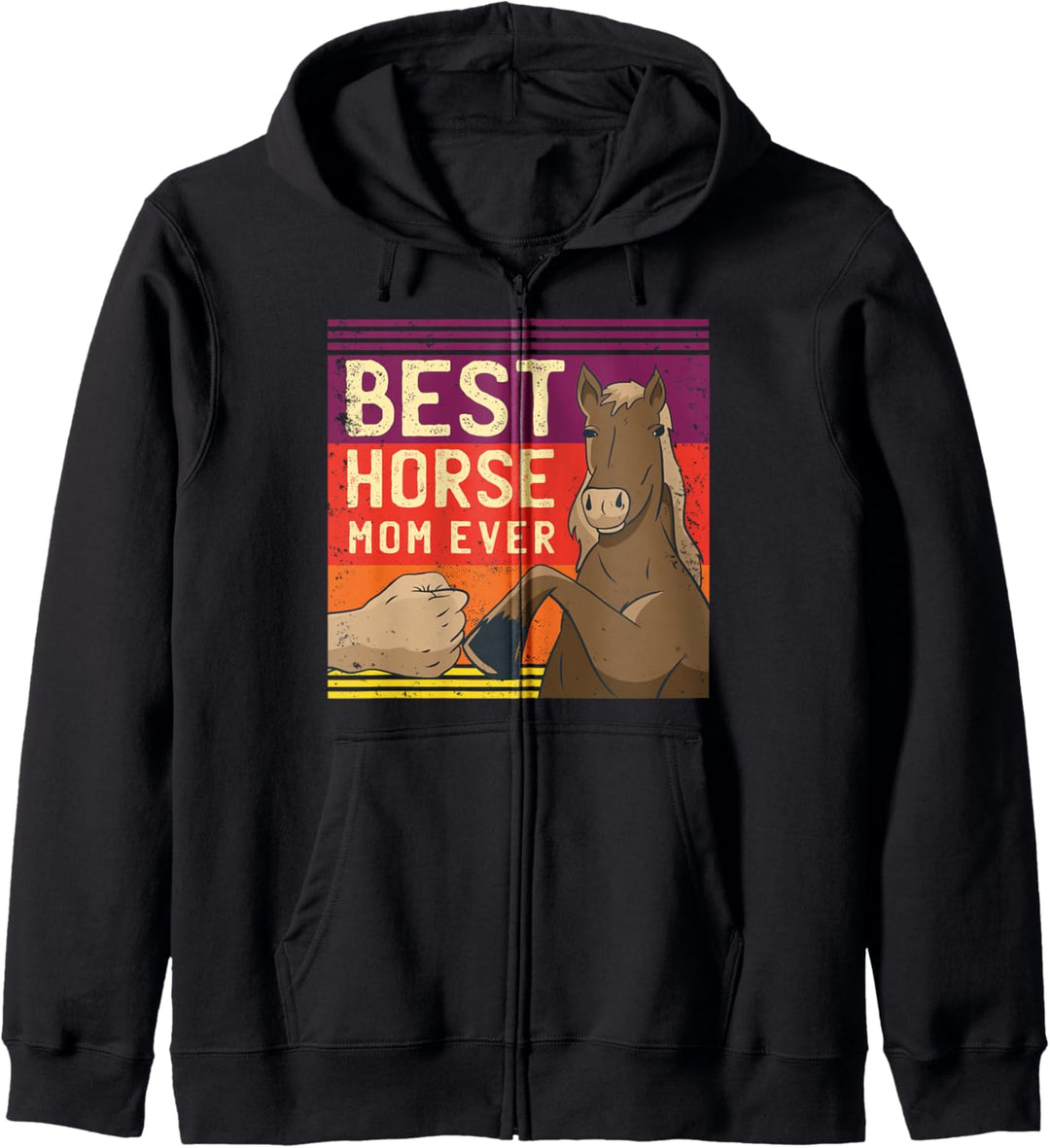 Best Horse Mom Ever Kapuzenjacke