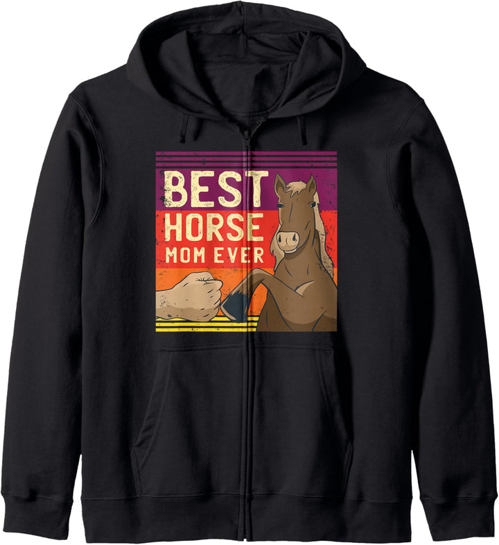 Best Horse Mom Ever Kapuzenjacke