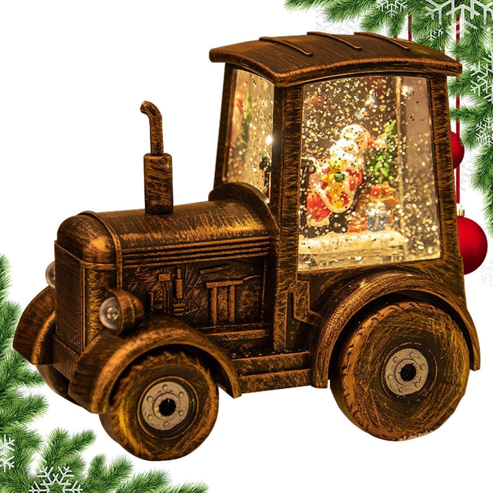 Weihnachtsbaum-LKW, Traktor-Schneekugel, dekorative Schneekugel LKW, Schneekugel-Laterne, Weihnachts
