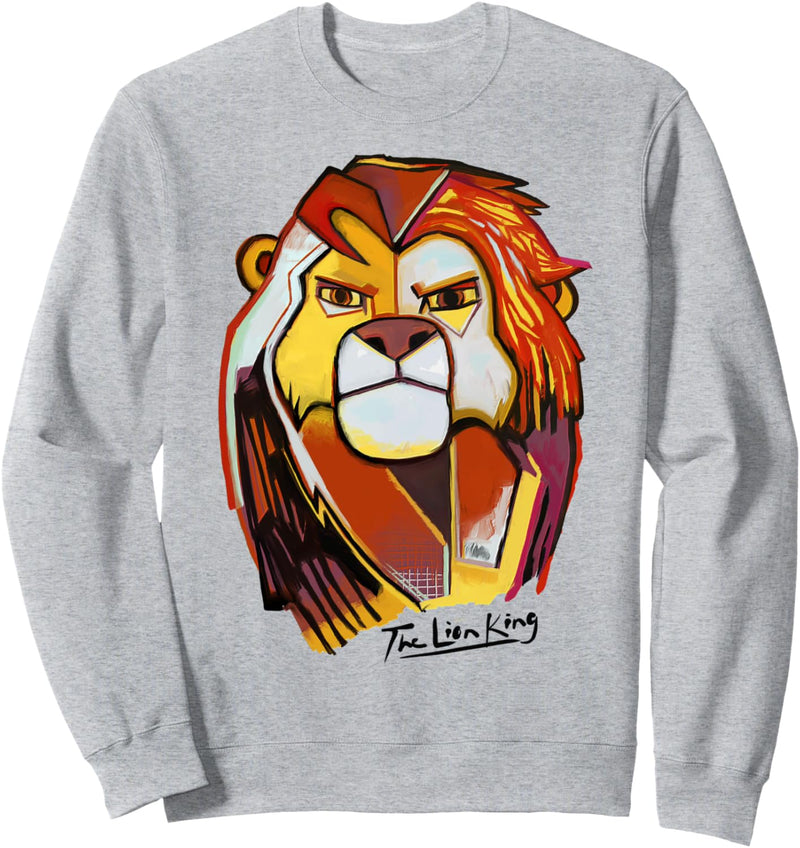 Disney The Lion King Simba Abstract Portrait Sweatshirt