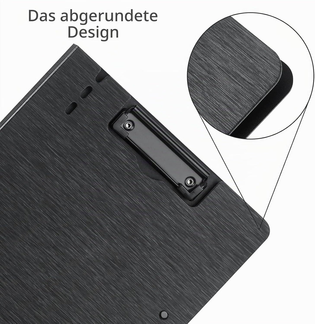 A4 Klemmbrett,5 Stück A4 Faltbare Klemmbretter mit Zwei Clips,Dokumenten Organizer,A4 Klemmbretter f