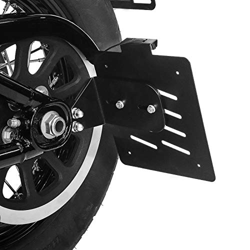 Seitlicher Kennzeichenhalter S für Harley Davidson Breakout 114 18-23 schwarz