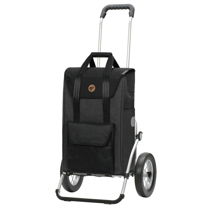 ANDERSEN Einkaufstrolley - Royal Shopper Senta 2.0 schwarz 49 L Einkaufswagen, stilvoll, wasserabwei