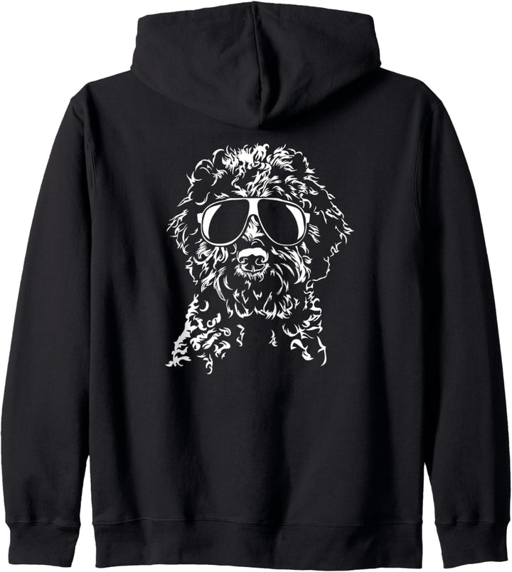 Lustiger Lagotto Romagnolo cool Sonnenbrille Hund Hunde Kapuzenjacke