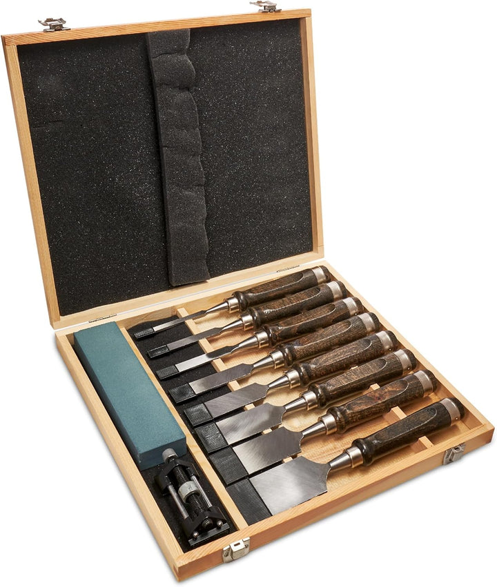 Hohlbeitel Stechbeitel Meissel Set, 8 stück Stechbeitelsatz Holzschnitzerei Hand Meissel Werkzeug Ho