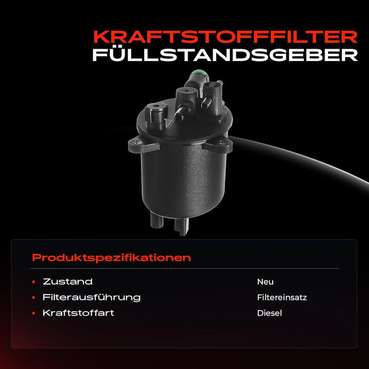Frankberg Kraftstofffilter für C-Crosser C5 II III C6 C8 Ulysse Galaxy XF Phedra Discovery 4007 508