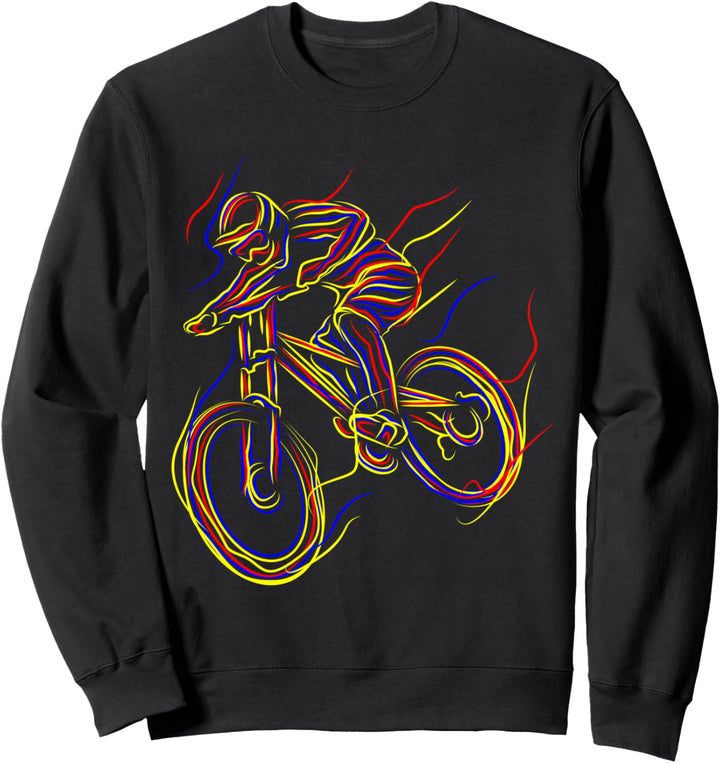 Radfahrer Downhill MTB Mountainbike Rad Herren Geschenkidee Sweatshirt