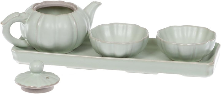 TEA SOUL B6021251 Set Mit Teekanne Und 2 Bechern, grün