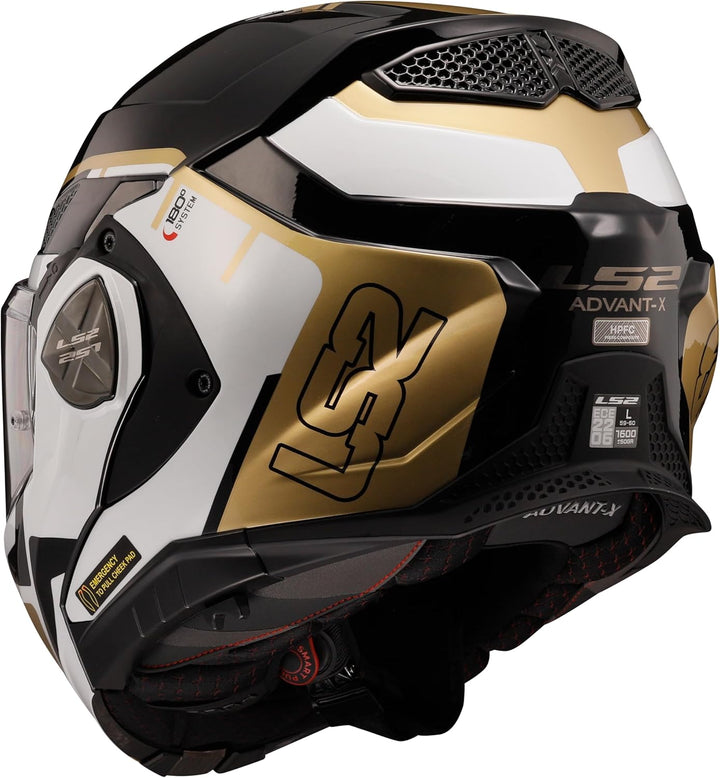 LS2, Klapphelm Motorrad ADVANT X METRYK Black Sand, XS, XS