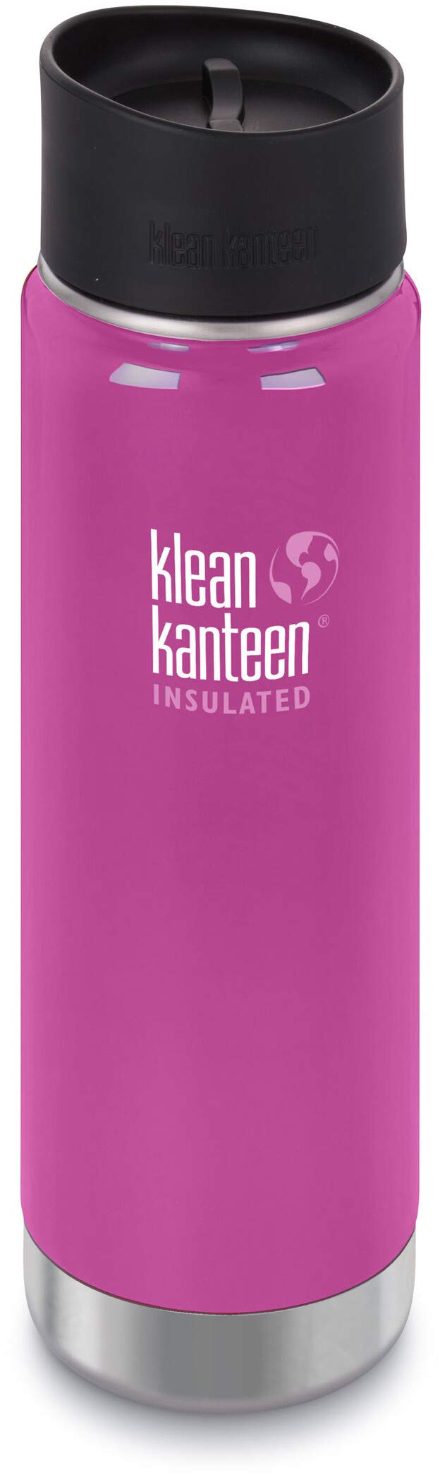 Klean Kanteen Wide Vakuumisoliert mit Cafe Cap 2.0 Trinkflasche L Wild Orchid, L Wild Orchid