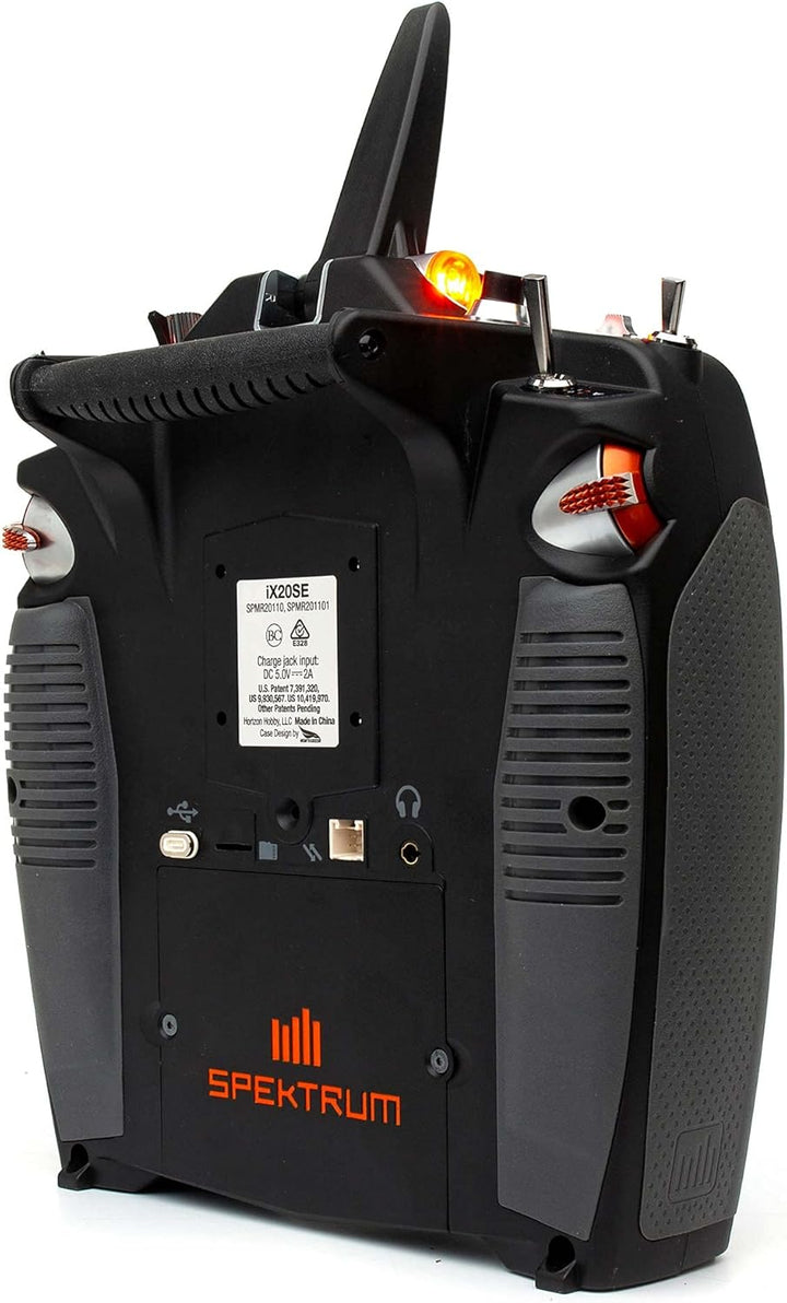 Spektrum SPMR20110EU iX20 20-Channel Special Edition Transmitter, International, Grey/Silver