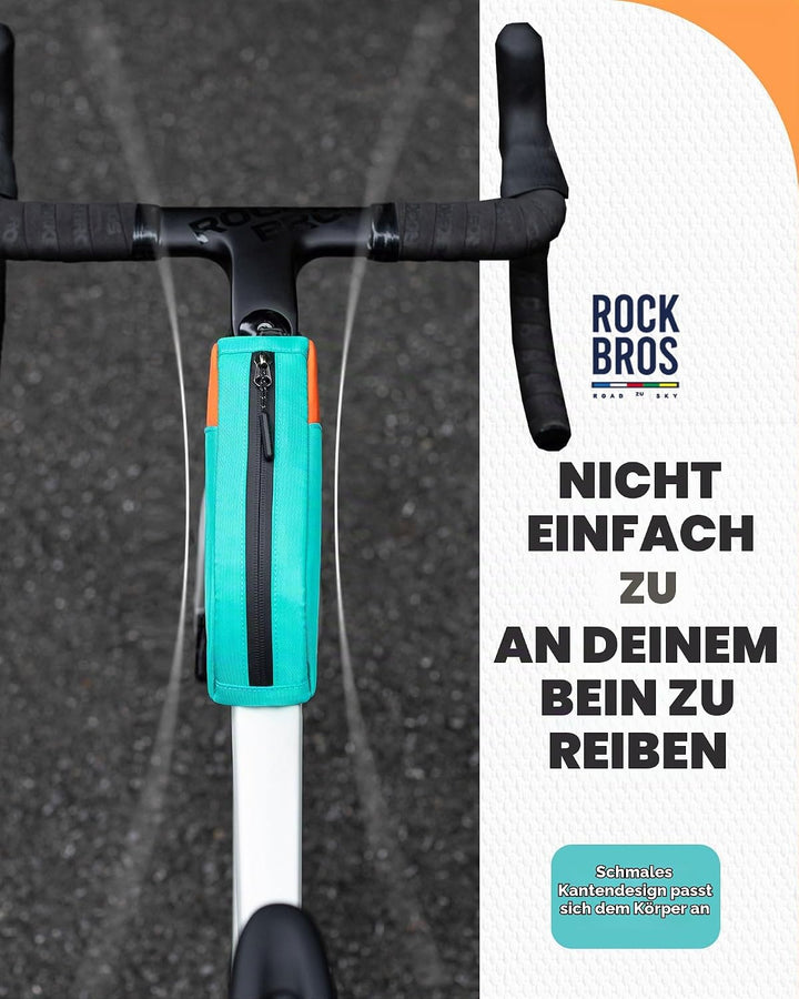 ROCKBROS Fahrrad Rahmentasche 0,8L Fahrradtasche Oberrohr, Oberrohrtasche Lenkertasche für MTB, Renn
